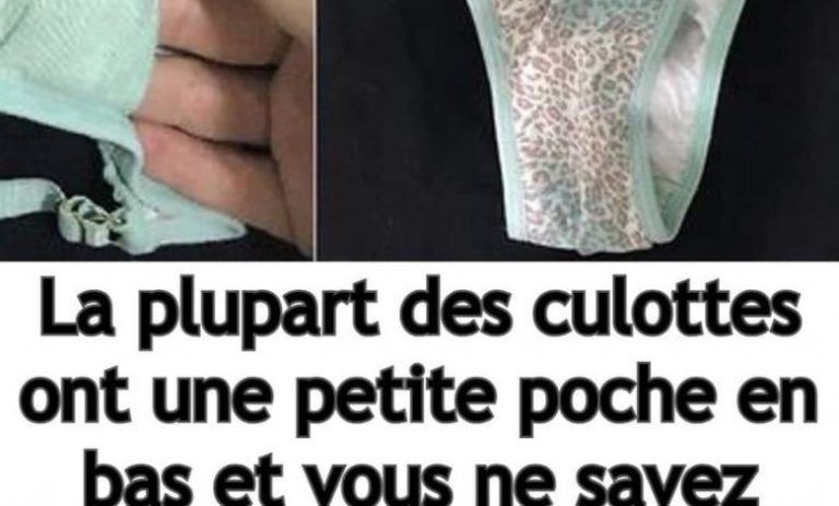 Voici Quoi Sert Vraiment La Petite Poche De Votre Culotte Top Tuce